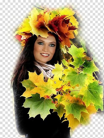 Autumn Floral design Alvará Blog, Autumn woman transparent background PNG clipart