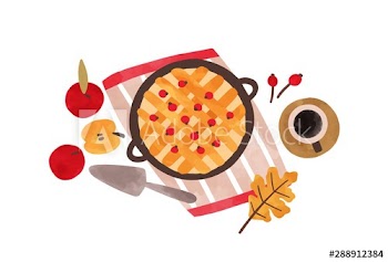 Autumn food hand drawn vector illustration