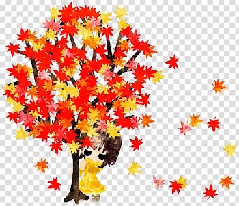 Autumn illustration graphics , autumn transparent background PNG clipart