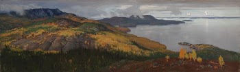 Autumn landscape of lake pielisjärvi, | Free Photo - rawpixel