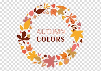 Autumn Leaf Circle Wreath, Autumn leaves transparent background PNG clipart