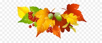 Autumn leaf color Clip art - Autumn Leaves and Acorns Decor PNG Picture 
