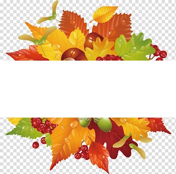 Autumn leaf color Euclidean , Beautiful autumn leaves label transparent background PNG clipart