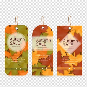 Autumn Leaf Euclidean , Autumn leaf decoration tag transparent background PNG clipart