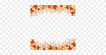 Autumn Leaves And Branches Transparent Frame, Autumn, - Folhas De Outono Moldura