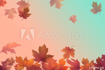Autumn leaves background