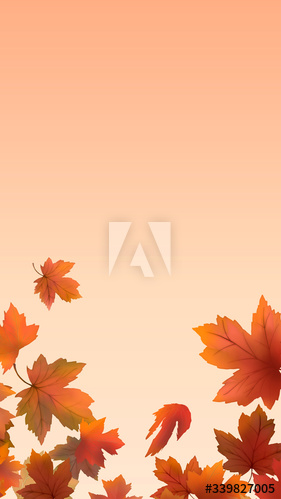 Autumn leaves background