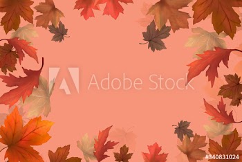 Autumn leaves background