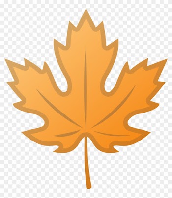 Autumn Leaves Clipart Emoji - Maple Leaf Silhouette Png