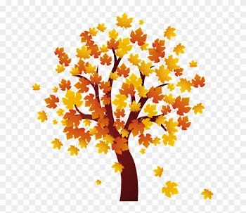 Autumn Leaves - Fall Tree Clip Art