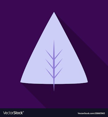 Autumn leaves isolated on colour background vector image