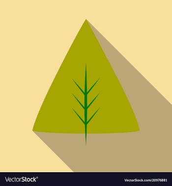 Autumn leaves isolated on colour background vector image