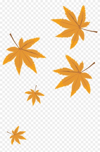 Autumn Leaves Png Vector Material - Cartoon Autumn Leaves