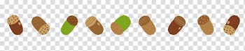 Autumn line, Acorn line., others transparent background PNG clipart