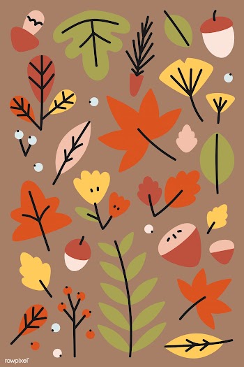 Autumn patterned background | Free stock vector - 893072