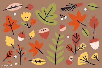 Autumn patterned background | Free stock vector - 893092
