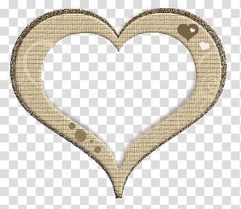 Autumn Romance, brown heart art transparent background PNG clipart