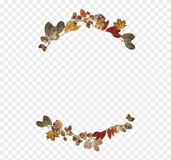 Autumn Scroll Cliparts 18, Buy Clip Art - Leaf Frame