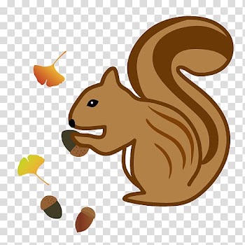 Autumn , Squirrel and acupuncture., others transparent background PNG clipart