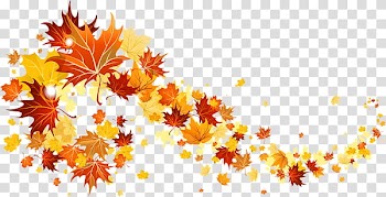 Autumn swatches, brown leaf lot transparent background PNG clipart