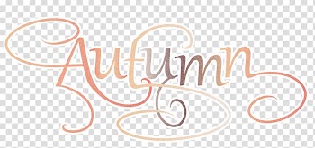 Autumn Text Word Spring Sentence, autumn transparent background PNG clipart