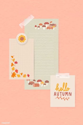 Autumn themed cards | Free stock vector - 1180869