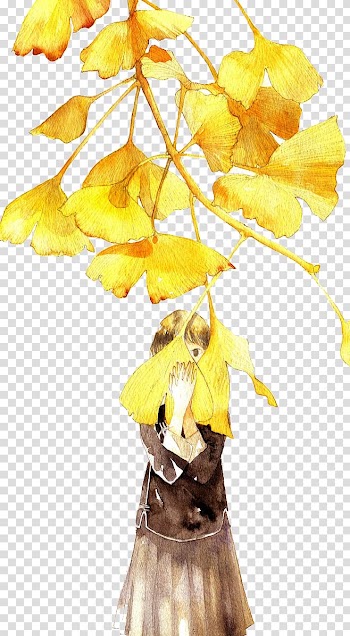 Autumn transparent background PNG clipart