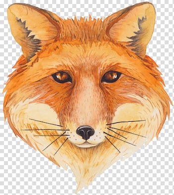 Autumn Watercolor painting Free fall Art , Wolf transparent background PNG clipart