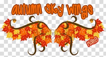 Autumn Wings Sample transparent background PNG clipart