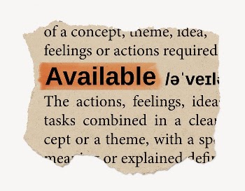 Available ripped dictionary, editable word | Free PSD - rawpixel