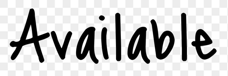 Available word png, simple typography | Free PNG - rawpixel