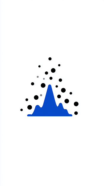 Avalanche of Data Emoji Illustration