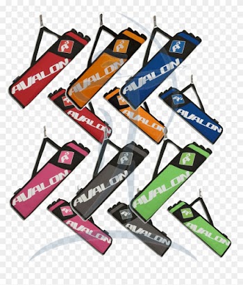 Avalon A3 Quiver Ambi With Belt Clip - Carquois Ambidextre Rose 3 Tubes