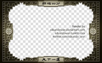 Avatar Map Frame, Chinese border frame by Eduardowar transparent background PNG clipart