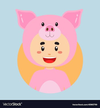 avatar of a character with pig costume