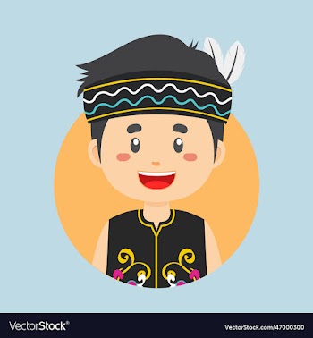 avatar of a dayak indonesian character
