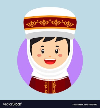 avatar of a kyrgyzstan character