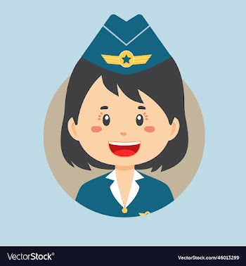 avatar of a stewardess character