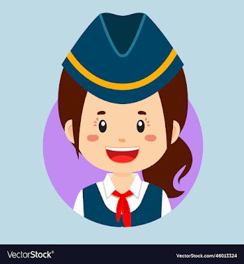 avatar of a stewardess character