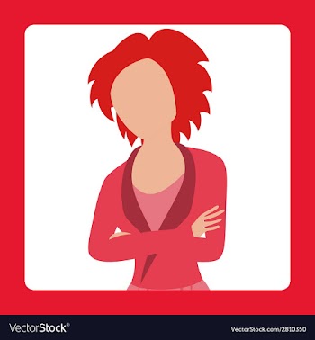 Avatar of business woman wearing a suit vector image