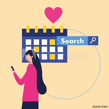Avatar woman and social media design