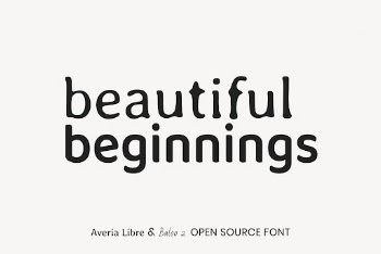 Averia Libre & Baloo 2 | Free Font Add-on - rawpixel