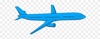 Aviation Clipart Blue Plane - Clip Art Blue Airplane