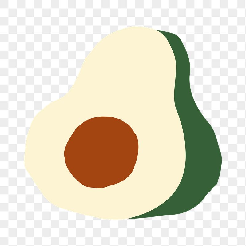Avocado png sticker, fruit doodle, | Free PNG Illustration - rawpixel