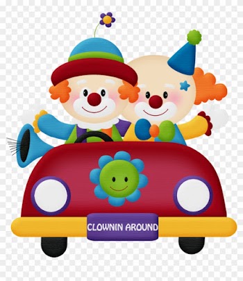 Aw Circus Clown Car 4 - Circus Clown Clipart Png