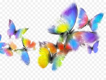 Awaken Chrysalis Room Butterflies and moths painting Child - Colorful butterfly 