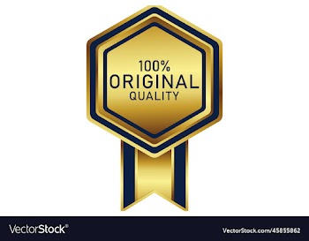 award badge in gold color