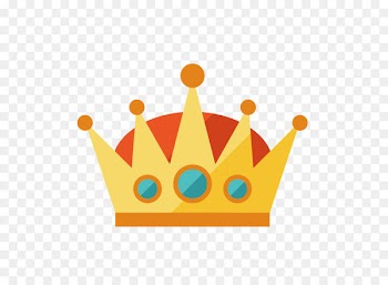 Award Flat design - Golden Crown 