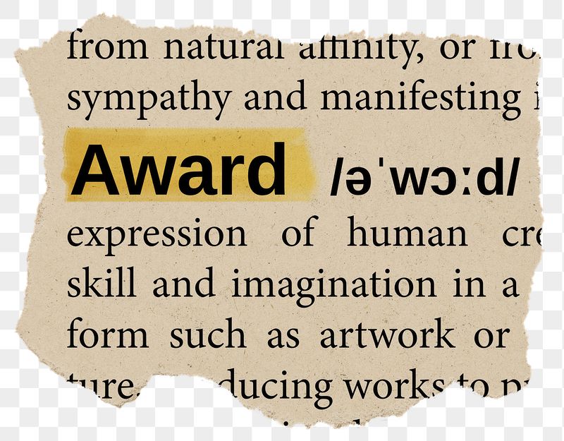 Award png dictionary word sticker, | Free PNG - rawpixel