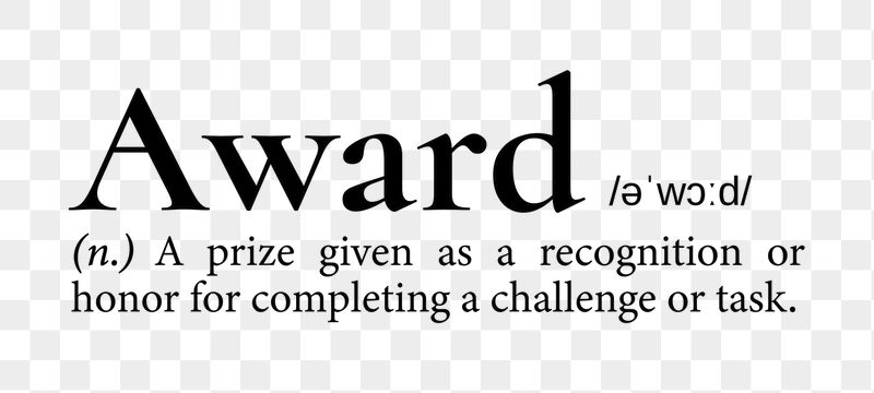 Award png dictionary word sticker, | Free PNG - rawpixel